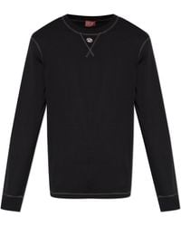 DIESEL - T-Shirt 'T-Madjust-Ls-Tr' - Lyst