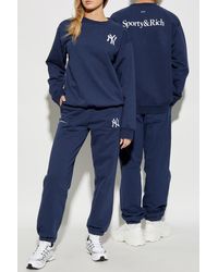 Sporty & Rich - Sweatshirt From The 47 & The New York Yankees Collection - Lyst