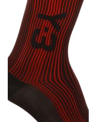 Y-3 Socks With Logo - Red