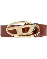 DIESEL - Belt 'Oval D Logo B-1Dr' - Lyst