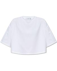 IRO - ‘Awinita’ Cropped T-Shirt With Logo - Lyst