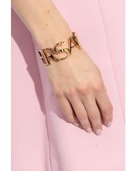 Versace - Bracelet With Logo, - Lyst