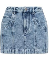 Isabel Marant - 'Juana' Denim Skirt - Lyst