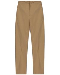 Jil Sander - Trousers With Logo - Lyst
