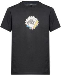 Paul Smith - T-Shirt With Colorful Print - Lyst