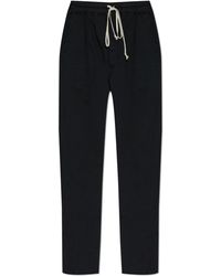 Rick Owens - Sweatpants With Raw-Edged Legs - Lyst