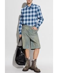 JW Anderson - Shirt With A Check Pattern - Lyst