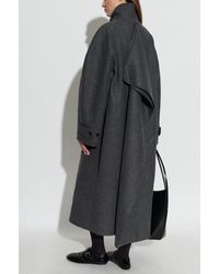 Jil Sander - Wool Coat With Stand-Up Collar - Lyst
