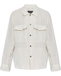 Rag & Bone - Linen Shirt With Pockets - Lyst