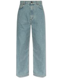 Moschino - Wide Leg Jeans, - Lyst