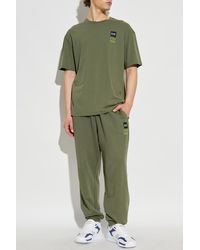 EA7 - T-Shirt With Logo Patch - Lyst