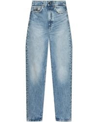 Versace - Jeans With Slightly Tapered Legs - Lyst