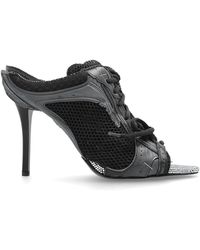 Balenciaga - 'Stapler' Heeled Mules - Lyst