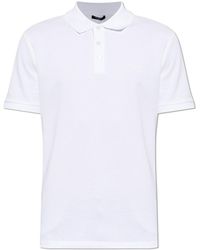 Balmain - Cotton Polo Shirt With Embroidered Logo - Lyst