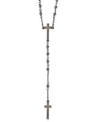 DSquared² Rosary Necklace - Metallic