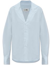MM6 by Maison Margiela - Shirt With A Vintage Effect - Lyst