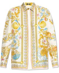 Versace - Shirt With 'Underwater Barocco' Print - Lyst