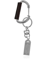 Dolce & Gabbana - Keychain With Logo - Lyst