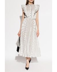 Self-Portrait - Dress With Polka Dot Pattern - Lyst