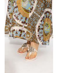 Tory Burch - ‘Miller’ Slides With Logo - Lyst