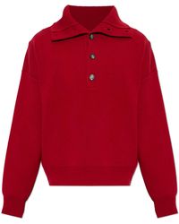 Ami Paris - Wool Turtleneck Sweater With Embroidered Logo - Lyst