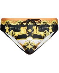 Versace - Swim Briefs With Print - Lyst