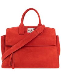 Ferragamo - ‘ Studio Soft Large’ Shopper Bag - Lyst