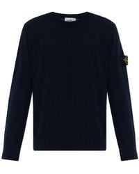Stone Island - Light Jacket With Collar - Lyst
