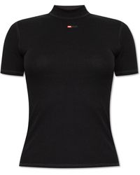 DIESEL - 'T-Mokky-Microdiv' Ribbed Top - Lyst