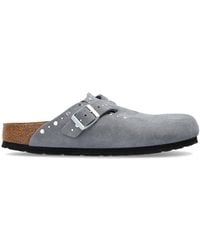 Birkenstock - 'Boston Rivet Border' Slides - Lyst