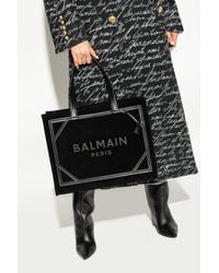 Balmain - B-Army Medium Shopper Bag - Lyst