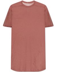 Rick Owens - T-Shirt With A Round Neckline - Lyst