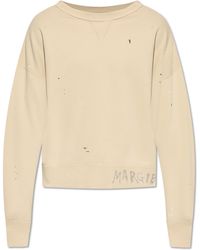 Maison Margiela - Sweatshirt With Paint Splatter Effect - Lyst