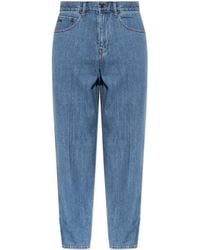 Emporio Armani - Jeans With Slightly Tapered Legs - Lyst