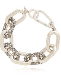 AllSaints - Crystal-Embellished Bracelet - Lyst
