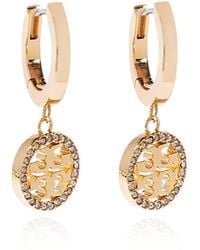 Tory Burch - 'Miller' Earrings With Logo - Lyst