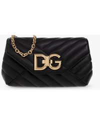 Dolce & Gabbana - ‘Lop’ Quilted Shoulder Bag - Lyst