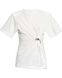 Blumarine - T-Shirt With An Applique - Lyst