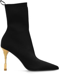 Balmain - ‘Moneta’ Heeled Ankle Boots - Lyst