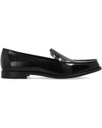 Emporio Armani - Leather Loafers - Lyst