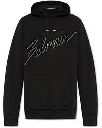 Balmain - Sweatshirt With Printed Logo - Lyst