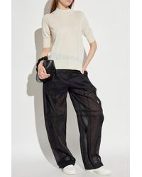 Jil Sander - Sweater With Stand-Up Collar - Lyst