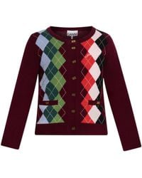 Ganni - Cardigan With Pockets - Lyst