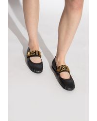 Moschino - Leather Ballet Flats - Lyst
