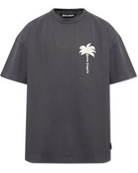 Palm Angels - T-shirt With Logo, - Lyst