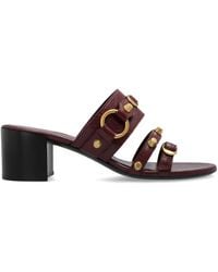 Balenciaga - Heeled Mules 'City' - Lyst