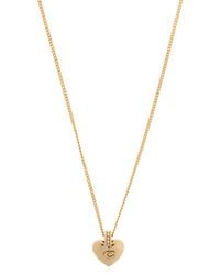 COACH - Brass Necklace - Lyst