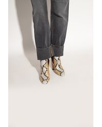 Tory Burch - ‘Banana’ Heeled Ankle Boots - Lyst