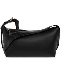 Moschino - Leather Shoulder Bag With Logo - Lyst