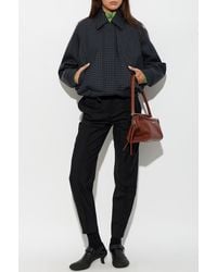 Loewe - Wool Jacket With Ribbed Hem - Lyst